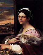 Sebastiano del Piombo, A Young Roman Woman